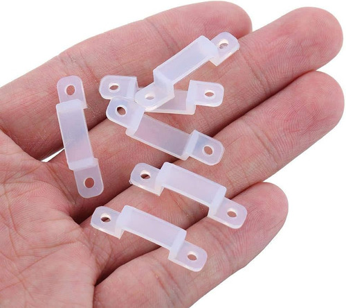 Soporte De Luz Led De Tira Led De 100 Paquetes Msdusa Clips