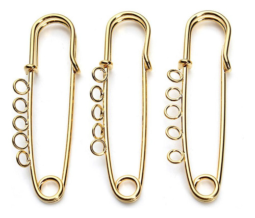2x 10 Piezas Broches Accesorios De Joyería Diy 60 Mm