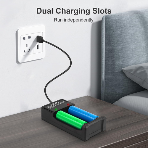 Cargador Universal Inteligente Usb Doble Canal Carga 2 Slots
