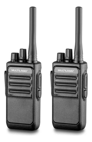 Walkie Talkie Multilaser - Alcance De Até 2km - Re020 Bandas de freqüência Não informado Cor Preto