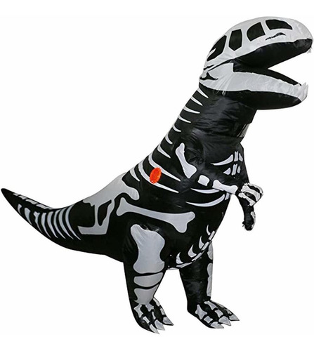 Fenwooh Dinosaurio Disfraz Inflable De Halloween Esqueleto G