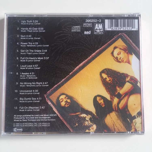 Soundgarden - Louder Than Love - Cd Nuevo Edc Europea