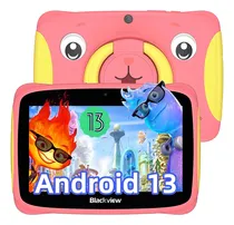 Comprar Tablet Blackview Tab3 Kids 4GB+32GB 3280 mAh, WiFi HD de 7 pulgadas para niños - ROSA
