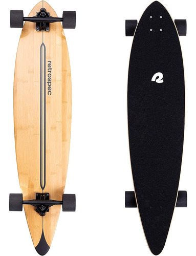 Zed Pintail Longboard Skateboard Complete Cruiser | Bamboo &