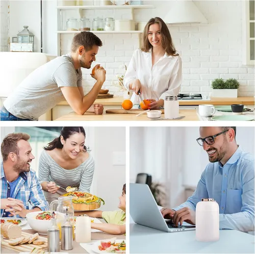 Termo Portatil Comida Caliente Fría Sopa Acero Inox. 600ml Termo Para Sopa Y Comida Caliente Y Fría Con Cuchara Plegable, Recipiente Sellado A Prueba De Fugas Con La Escuela,oficina,picnic,niñ