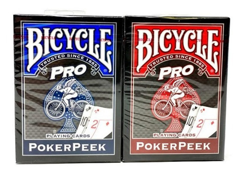 Cartas Naipes Barajas De Poker Y Magia Bicycle Pro Red/blue