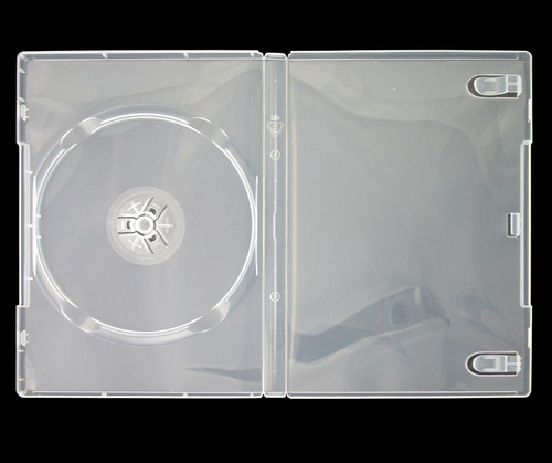 Caja Plastica Dvd 14 Mm. Simple Transparente Pack 25 Unidad