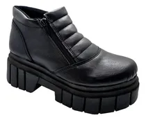 Comprar Botas Con Cierres, Plataforma Alta De Goma, Borcegos
