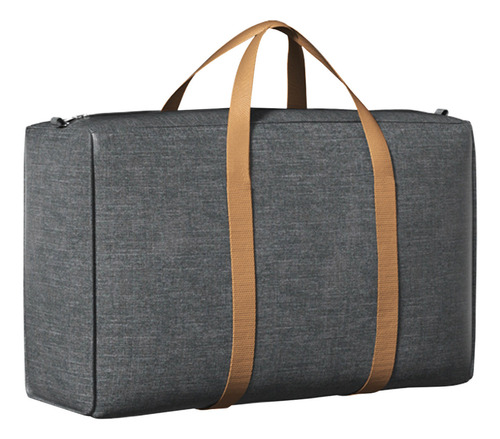Bolsa De Almacenamiento Gris De Gran Capacidad Con Asas Exte