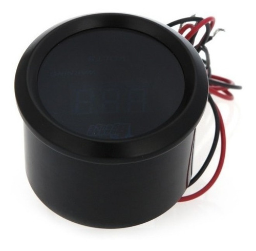 Medidor Digital De Voltaje Para Automóvil, Negro