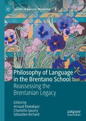Libro Philosophy Of Language In The Brentano School : Rea...