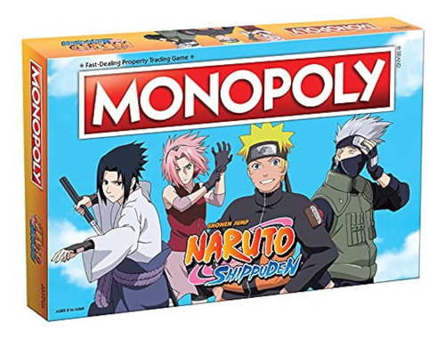 Monopoly Naruto | Juego De Monopoly Coleccionable Con La Ser