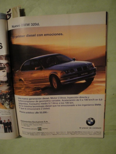Publicidad Bmw 320d Año 1999