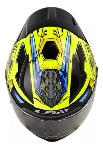 Casco Integral Ls2 Rapid Robot Tam. M 57-58 + Pinlock 70