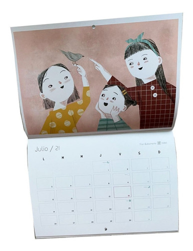 Imagen 3 de 4 de Calendario Planner Casa Familia
