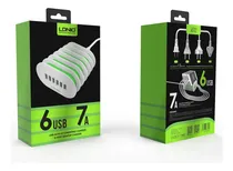 Comprar Cargador De Pared Usb 7a Auto-id De 6 Usb Simultaneo - Ldnio