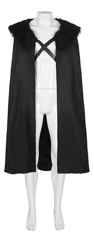 Abrigo Medieval Cloak Larp Viking Renaissance Winter Para Ho