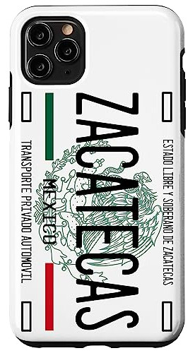 Funda Para iPhone 11 Pro Max Zacatecan License Plate
