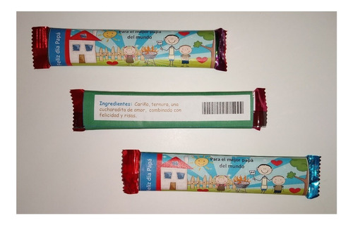 30 Chocolates Nikolo Personalizados - Día Del Padre