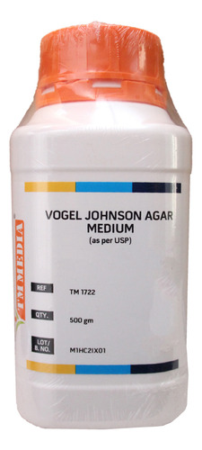 Vogel Johnson Agar Medium, Envase Con 500 Gr.