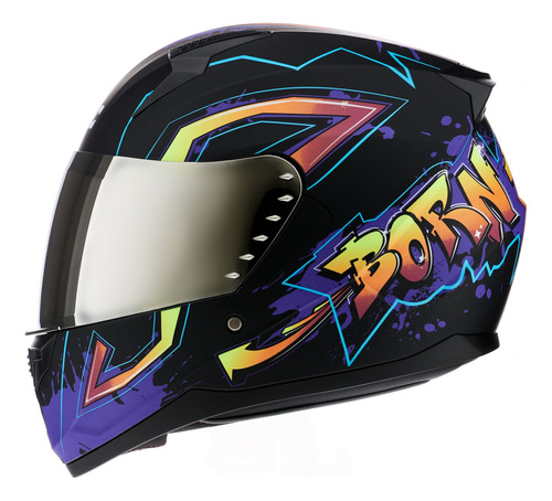 Casco Moto Mac Bass Snake Cuota Combo 2 Visores Devotobikes