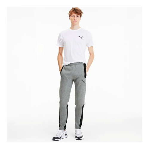 Pantalon Jogging Puma Evostripe Gris
