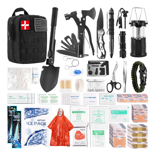 Abpir Kit De Supervivencia De Emergencia De 318 Piezas, Equi