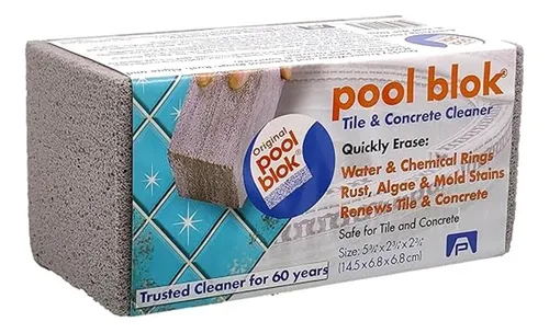 Bloque De Piscina Pb12 Por Us Pumice Piedra Pómez Para