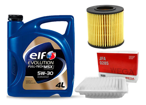 Kit Filtros Toyota Corolla + Aceite Elf Fulltech Msx 5w30