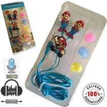 Comprar Audífonos Con Micrófono Manos Libre Super Mario Para Niños