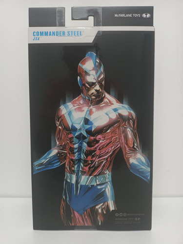 Commander Steel Jsa Gold Label Mcfarlane Dc Multiverse
