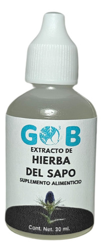 Extracto Hierba Del Sapo - Go3b - 30 Ml - Suplemento Sabor Sin Sabor