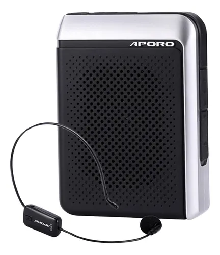Amplificador De Voz Portátil 30w Uhf S/ Fio - Aporo T18 Menor preço em Amplificador De Voz Portátil 30w Uhf S/ Fio - Aporo T18