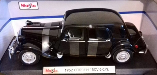 1/18 Maisto 1952 Citroen 15cv 6 Cyl