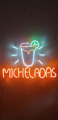 Letrero Neon Micheladas 