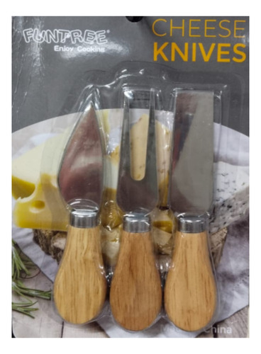 Kit De 3 Utensilios Para Cortar Queso Cheese Knives