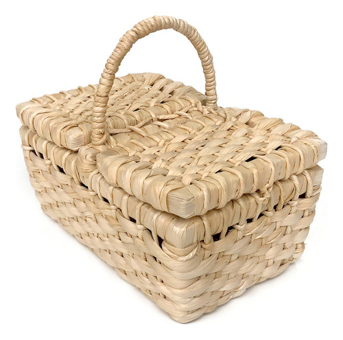 Cesta De Piquenique Palha Picnic Mini 24x16x12