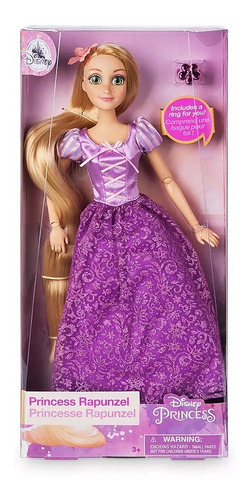 Princesa Rapunzel De Disney Store Incluye Anillo