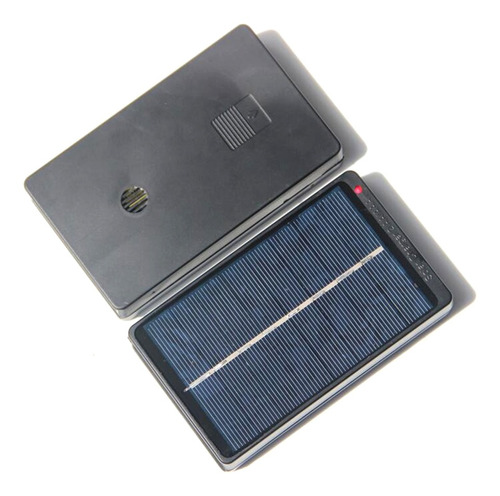 Cargador De Panel Solar Premium Para 4 Pilas Recargables Aa
