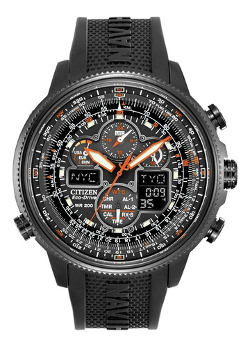 Citizen Navihawk A-t Atómico Jy8035-04e Reloj Hombre 