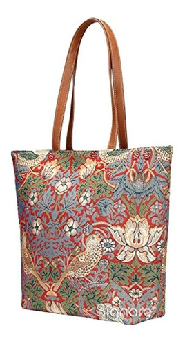 Bolso Bandolera Para Mujer, Diseño De Flores Y Pájaros