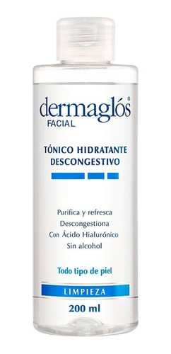 Tonico Dermaglos Hidratante Y Descongestivo De 200ml