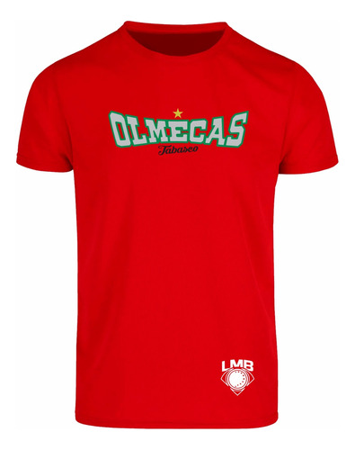 Playera Estilo Olmecas De Tabasco Lmb Estampado En Vinil