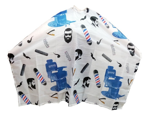 Capas De Corte Para Barbería Nylon Con Estampados Ari Shop