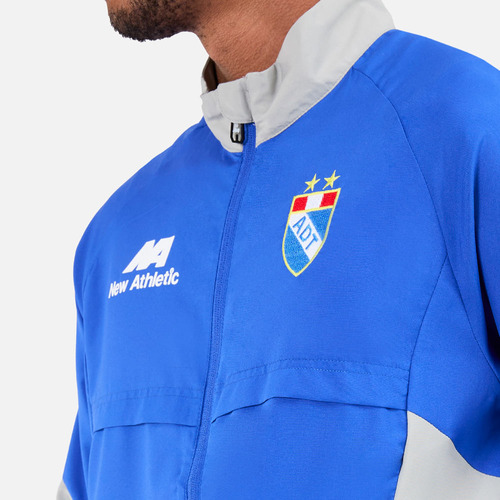 Cortaviento Adt Turquesa Con Gris Hombre
