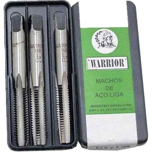 Jogo Macho Manual Aço Liga Warrior 3 Peças G 1/2 Bsw - 4852