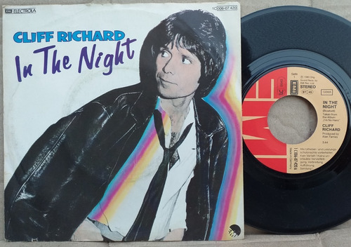 Cliff Richard - In The Night - Simple Vinilo Aleman 1980