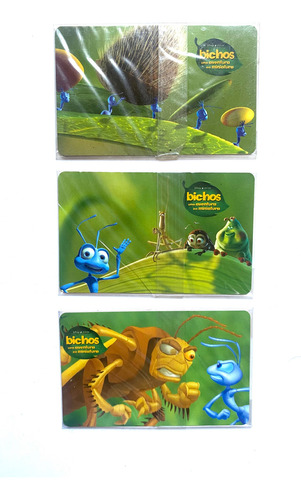 Tarjetas Telefónicas De La Película Bichos Año 1998. Nuevas