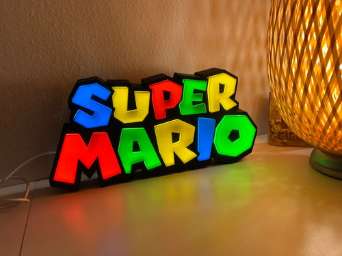 Lampara Super Mario Espanta Cuco Lampara De Noche
