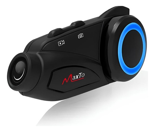 Intercomunicador Bluetooth Casco Moto Maxto M3 Cámara Fhd
